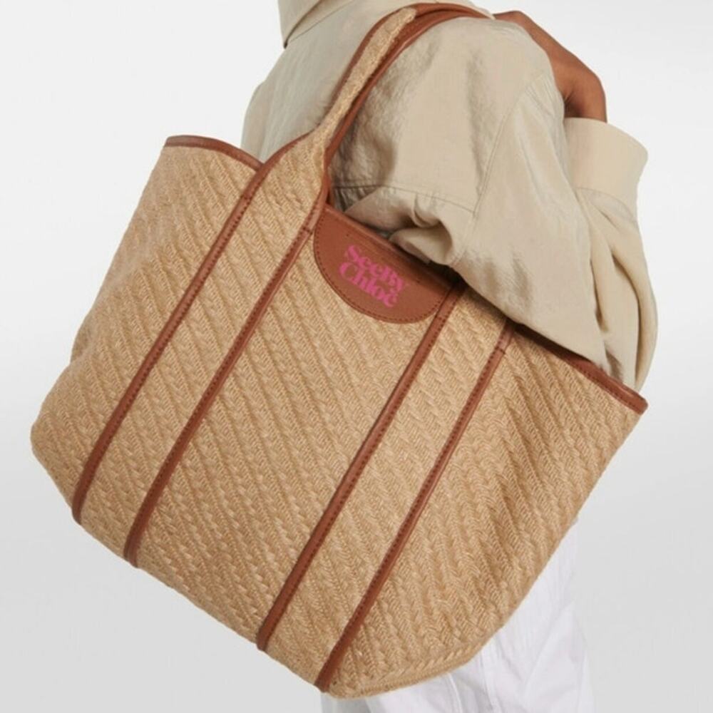See By Chloe Jute Tote Bag - Picture 2 of 11